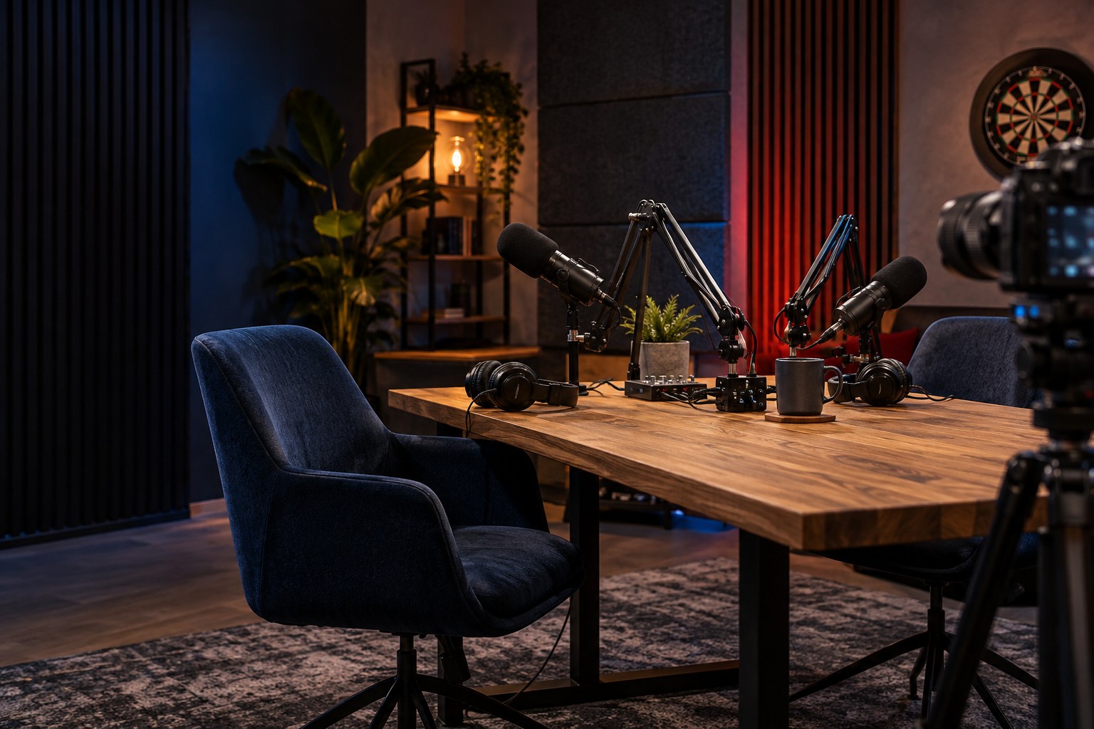 KI-generiertes Symbolbild eines fiktiven Studios, kein reales DVMV-Studio